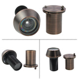 Solid Brass 220-Degree Door Viewer Peephole - Oil Rubbed Bronze