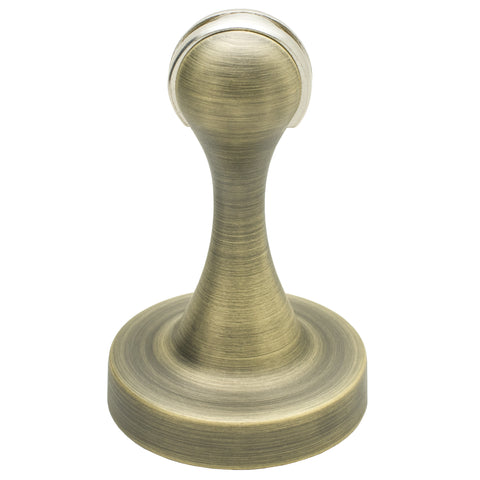 Stainless Steel Magnetic Door Stops, Brushed Antique Bronze - Earl Diamond