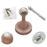 Stainless Steel Magnetic Door Stops, Brushed Red Bronze - Earl Diamond