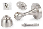 Stainless Steel Magnetic Door Stops, Brushed Satin Nickel - Earl Diamond