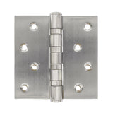 Brushed Stainless Steel Hinges, 4" X 4" Door Hinges - Earl Diamond