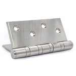 Brushed Stainless Steel Hinges, 4" X 4" Door Hinges - Earl Diamond