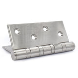 Brushed Stainless Steel Hinges, 4" X 4" Door Hinges - Earl Diamond