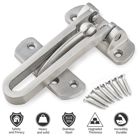 Stainless Steel Heavy Duty Solid Swing Bar Lock - Earl Diamond