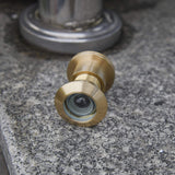 Security Peek Peep Holes for Front Door, Solid Brass Door Viewer Peephole - Earl Diamond