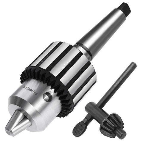 Heavy Duty 5/8" Drill Chuck with K32 Chuck Key and MT2 Shank - Earl Diamond