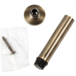 Heavy Duty Solid Stainless Steel Door Stop w/Rubber Tip - Earl Diamond