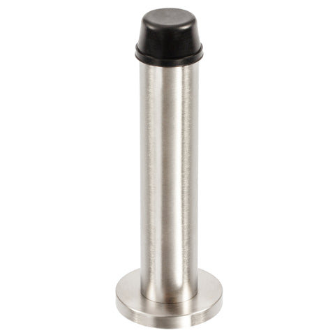 Heavy Duty Solid Stainless Steel Door Stop w/Rubber Tip - Earl Diamond