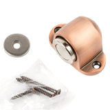 Stainless Steel Magnetic Heavy Door Stops, Brushed Red Bronze - Earl Diamond