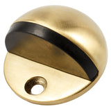 Stainless Steel Floor Door Stops, Brushed Satin Gold - Earl Diamond