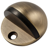 Stainless Steel Floor Door Stops, Brushed Antique Bronze - Earl Diamond