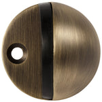 Stainless Steel Floor Door Stops, Brushed Antique Bronze - Earl Diamond