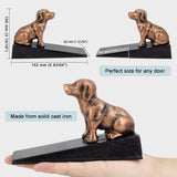 Door Wedge Dog Cast Iron Door Stop - Rustic Dog - Earl Diamond