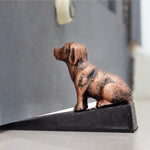 Door Wedge Dog Cast Iron Door Stop - Rustic Dog - Earl Diamond