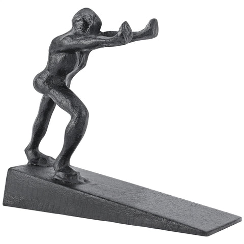 Door Wedge Man Cast Iron Door Stop - Strong Man - Earl Diamond