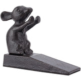 Door Wedge Mouse Cast Iron Door Stop - Rustic Mouse - Earl Diamond